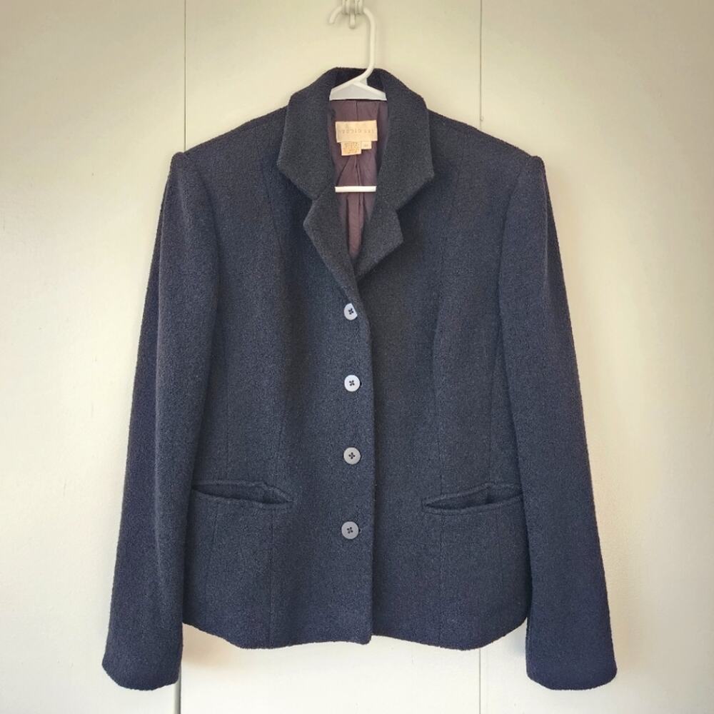 Studio 121 Wool Blazer Jacket Size 14
